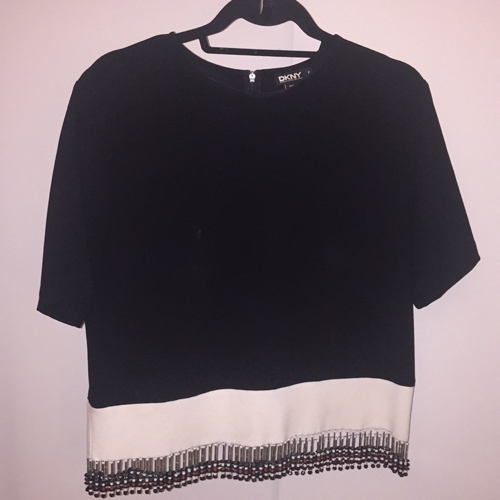 DKNY crop top with embellishment
